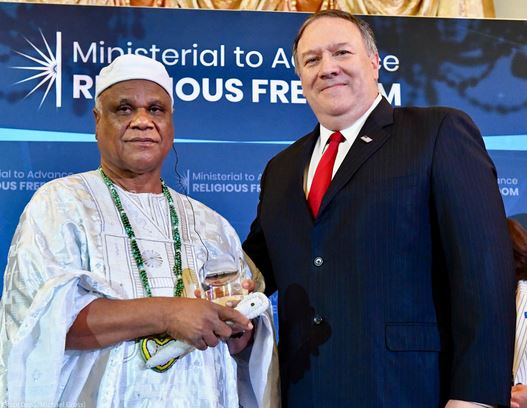 Anti-Christian Sorcerer Receives Award From Pompeo