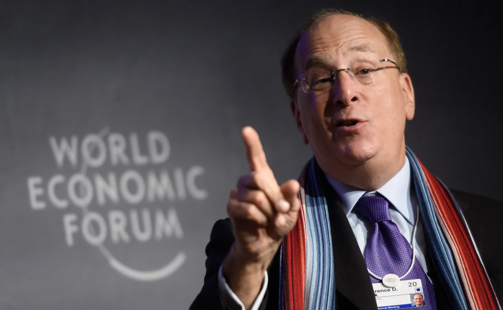BlackRock CEO and Globalist Larry Fink says corporations…